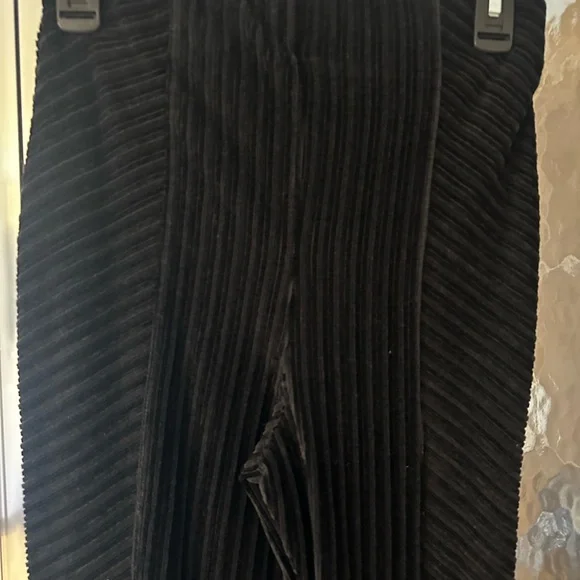 Free People Black Wide Leg Pants - Picture 5 of 6